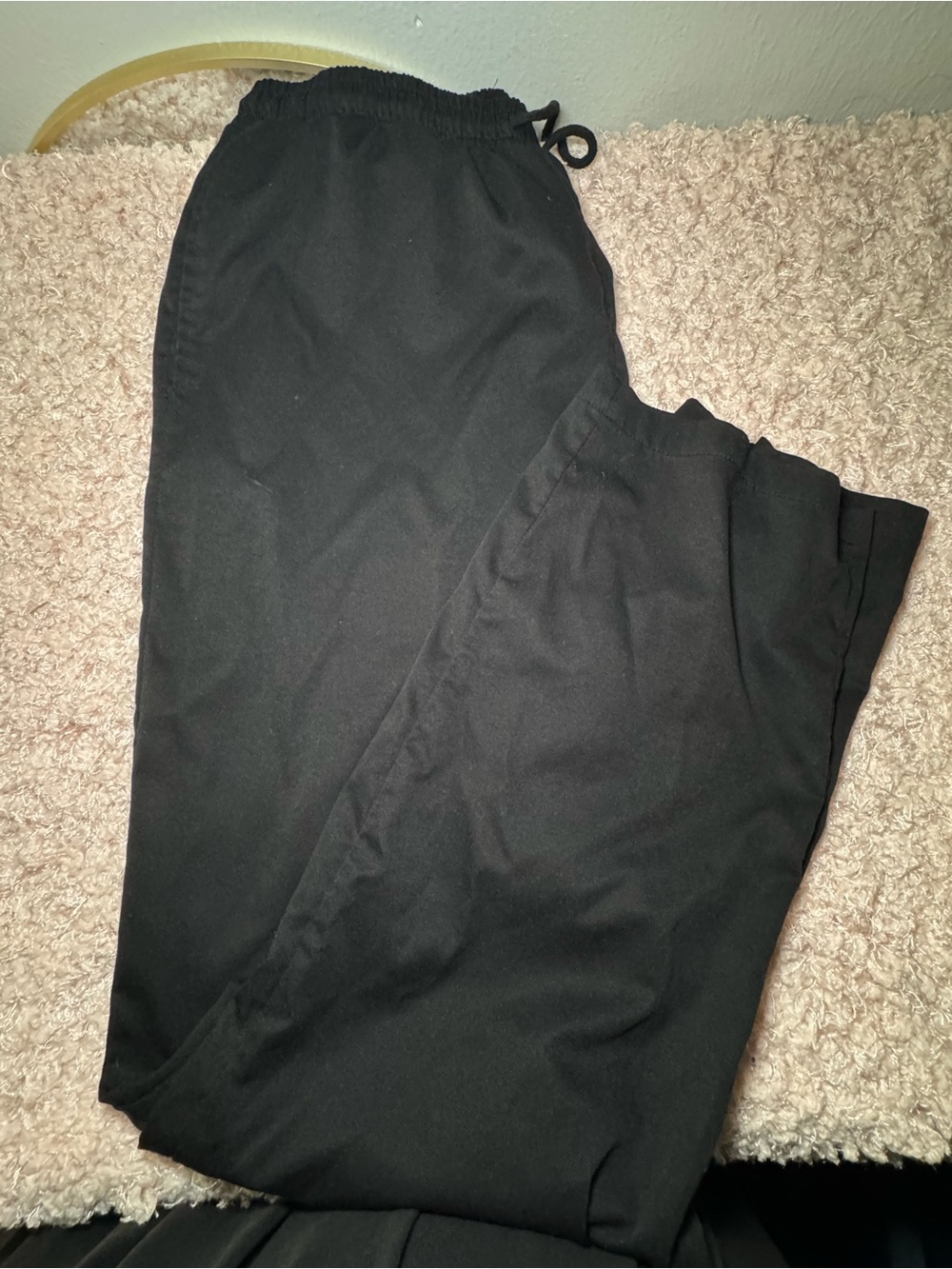 SHEIN Black Elastic Waist Jogger Pants for Men
